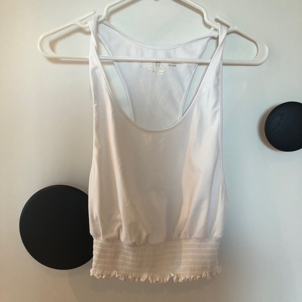 Spiritual gangster white tank